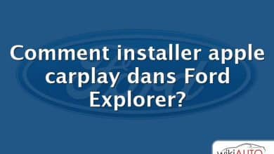 Comment installer apple carplay dans Ford Explorer?