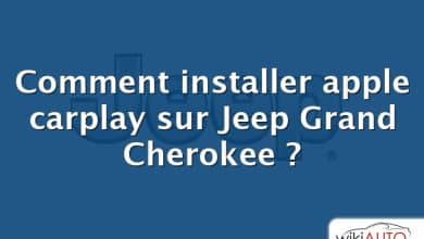 Comment installer apple carplay sur Jeep Grand Cherokee ?