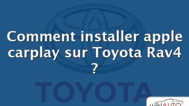 Comment installer apple carplay sur Toyota Rav4 ?