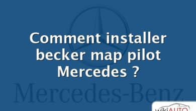 Comment installer becker map pilot Mercedes ?