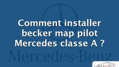 Comment installer becker map pilot Mercedes classe A ?