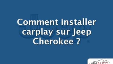 Comment installer carplay sur Jeep Cherokee ?