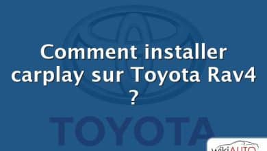 Comment installer carplay sur Toyota Rav4 ?