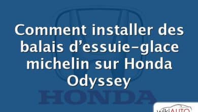 Comment installer des balais d’essuie-glace michelin sur Honda Odyssey