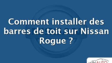 Comment installer des barres de toit sur Nissan Rogue ?