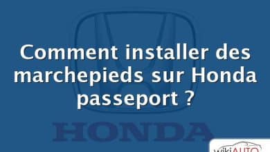 Comment installer des marchepieds sur Honda passeport ?