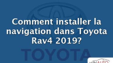 Comment installer la navigation dans Toyota Rav4 2019?