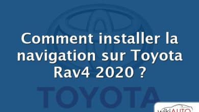 Comment installer la navigation sur Toyota Rav4 2020 ?
