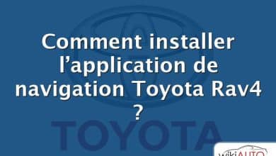 Comment installer l’application de navigation Toyota Rav4 ?