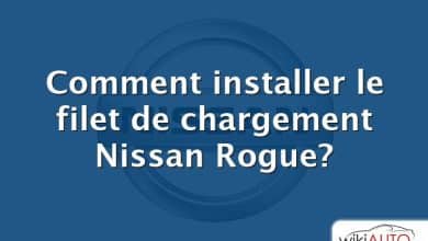 Comment installer le filet de chargement Nissan Rogue?