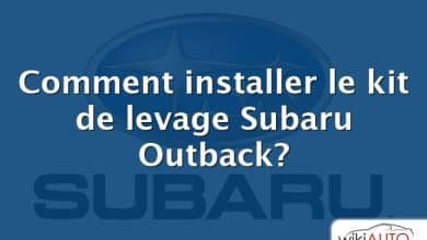 Comment installer le kit de levage Subaru Outback?