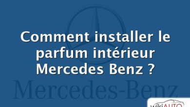 Comment installer le parfum intérieur Mercedes Benz ?