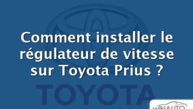 Comment installer le régulateur de vitesse sur Toyota Prius ?