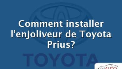 Comment installer l’enjoliveur de Toyota Prius?