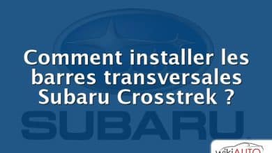 Comment installer les barres transversales Subaru Crosstrek ?