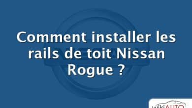 Comment installer les rails de toit Nissan Rogue ?