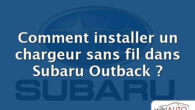 Comment installer un chargeur sans fil dans Subaru Outback ?