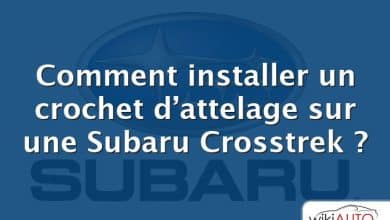 Comment installer un crochet d’attelage sur une Subaru Crosstrek ?