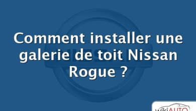 Comment installer une galerie de toit Nissan Rogue ?