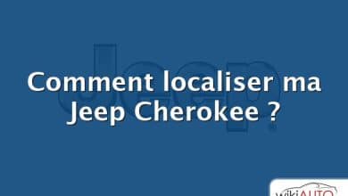 Comment localiser ma Jeep Cherokee ?