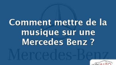 Comment mettre de la musique sur une Mercedes Benz ?