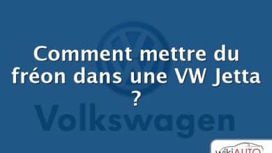 Comment mettre du fréon dans une VW Jetta ?