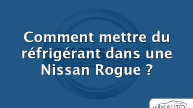 Comment mettre du réfrigérant dans une Nissan Rogue ?