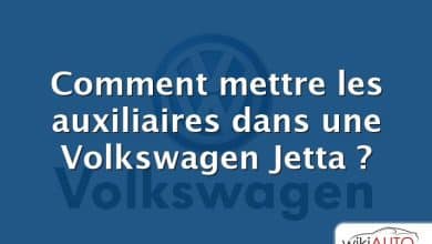 Comment mettre les auxiliaires dans une Volkswagen Jetta ?