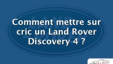 Comment mettre sur cric un Land Rover Discovery 4 ?