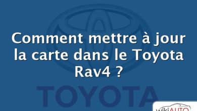 Comment mettre à jour la carte dans le Toyota Rav4 ?