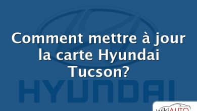 Comment mettre à jour la carte Hyundai Tucson?