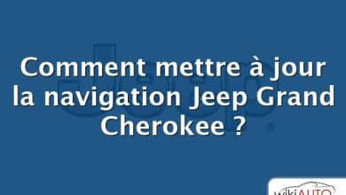 Comment mettre à jour la navigation Jeep Grand Cherokee ?