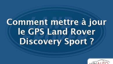 Comment mettre à jour le GPS Land Rover Discovery Sport ?