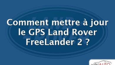 Comment mettre à jour le GPS Land Rover FreeLander 2 ?