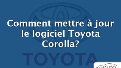 Comment mettre à jour le logiciel Toyota Corolla?