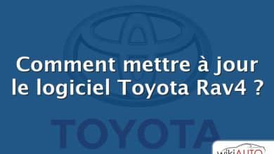 Comment mettre à jour le logiciel Toyota Rav4 ?