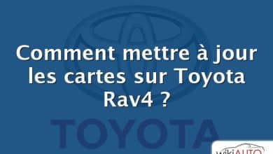 Comment mettre à jour les cartes sur Toyota Rav4 ?