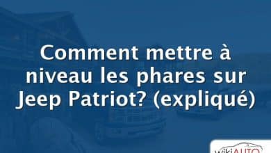 Comment mettre à niveau les phares sur Jeep Patriot?  (expliqué)