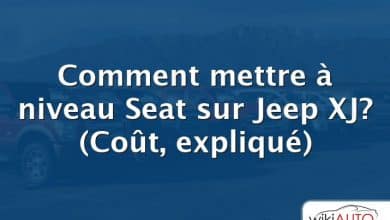 Comment mettre à niveau Seat sur Jeep XJ?  (Coût, expliqué)