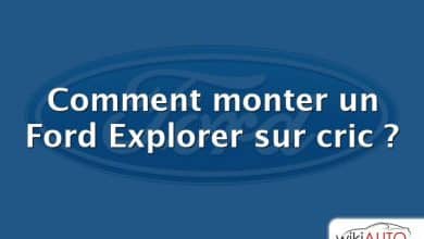 Comment monter un Ford Explorer sur cric ?