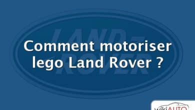 Comment motoriser lego Land Rover ?