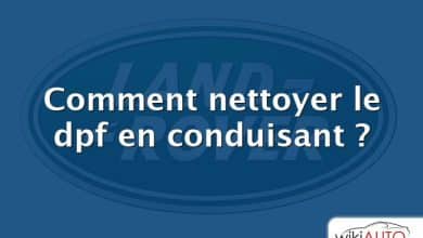 Comment nettoyer le dpf en conduisant ?