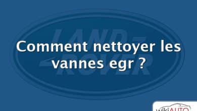 Comment nettoyer les vannes egr ?