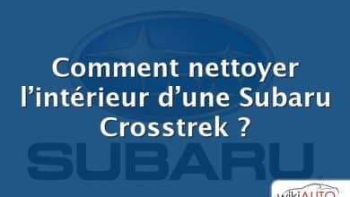 Comment nettoyer l’intérieur d’une Subaru Crosstrek ?