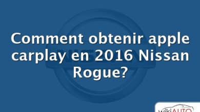 Comment obtenir apple carplay en 2016 Nissan Rogue?