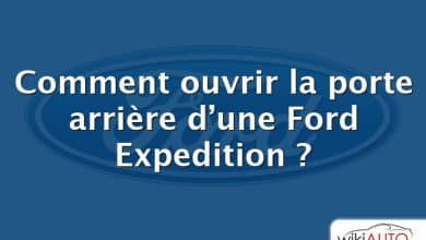 Comment ouvrir la porte arrière d’une Ford Expedition ?