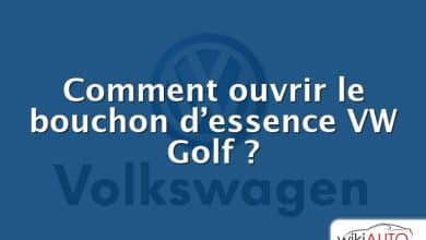 Comment ouvrir le bouchon d’essence VW Golf ?