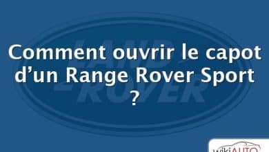 Comment ouvrir le capot d’un Range Rover Sport ?