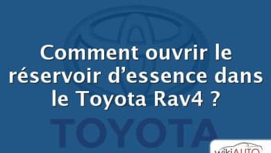 Comment ouvrir le réservoir d’essence dans le Toyota Rav4 ?