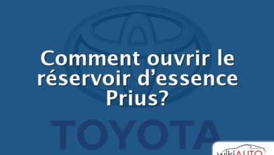 Comment ouvrir le réservoir d’essence Prius?